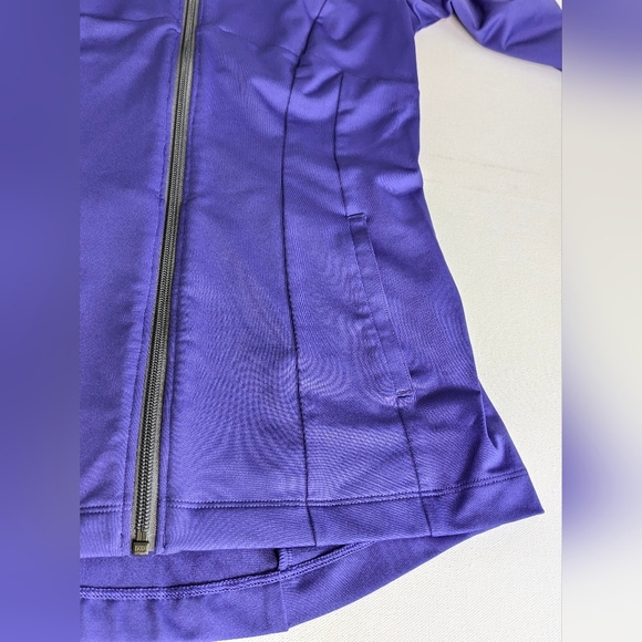 Under Armour Women's size Small Full Zip Jacket Purple Slim Fit Pockets Outdoor - Picture 7 of 11